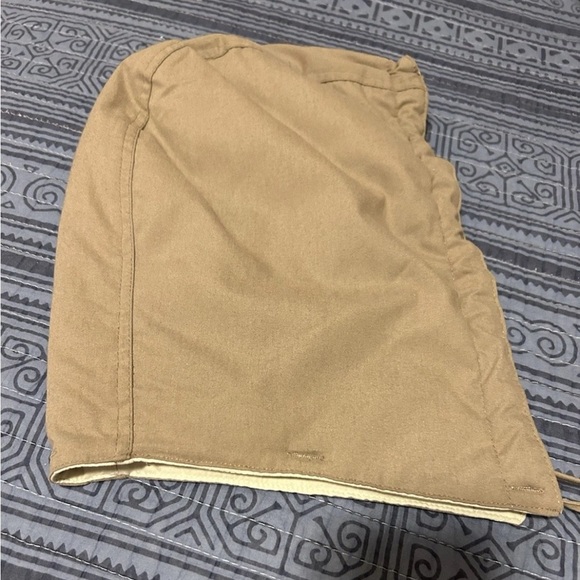 Bobbie Brooks Women's Tan Chore Coat Barn Jacket - Size XL with detachable hood - Picture 7 of 15